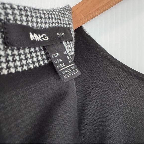MNG by Mango suit houndstooth dress size small black and white - Picture 9 of 9